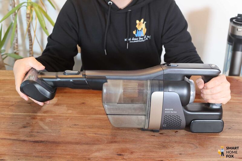 Die Mini-Turbodüse des Philips Aquatrio 9000 Cordless